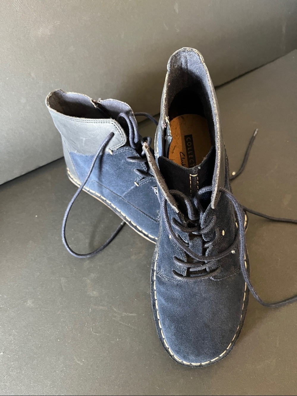 Clarks Collection Clarks Blue Ankle Boots